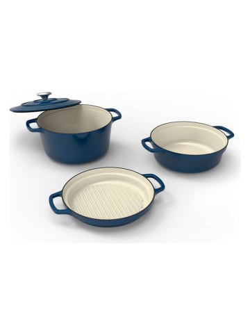 Brandt 8-delige kookgereiset blauw - Ø 25 cm