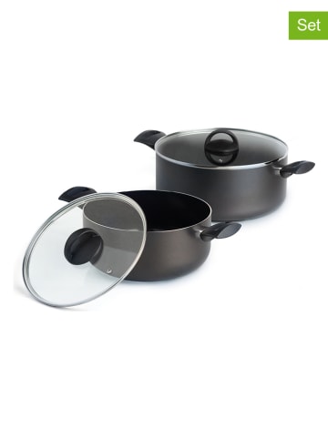 Brandt 4tlg. Kochtopf-Set in Schwarz