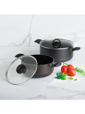 Brandt 4tlg. Kochtopf-Set in Schwarz