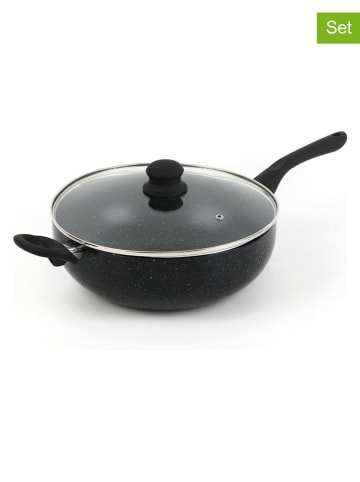 Brandt 2-częściowy zestaw w kolorze czarnym - Ø 28 cm