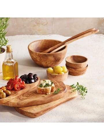 Brandt Sztućce sałatkowe (2 szt.) w kolorze jasnobrązowym - dł. 31 cm