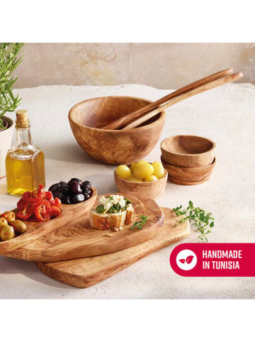 Brandt Sztućce sałatkowe (2 szt.) w kolorze jasnobrązowym - dł. 31 cm