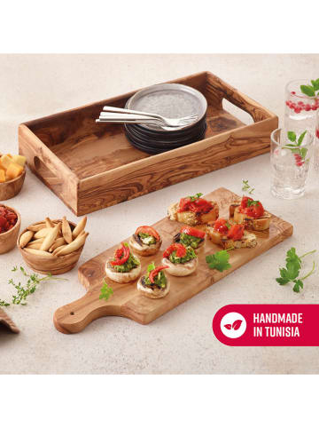 Brandt Taca w kolorze jasnobrązowym do serwowania - 38 x 6,5 x 23 cm