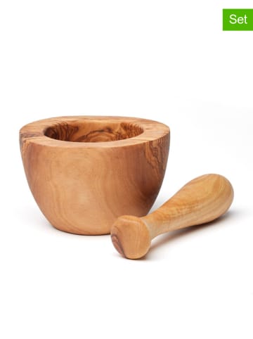 Brandt 2-częściowy zestaw w kolorze jasnobrązowym - Ø 12 cm