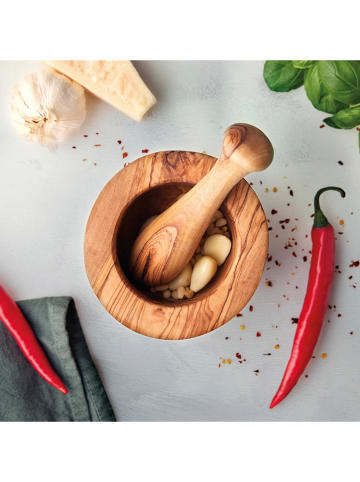 Brandt 2-częściowy zestaw w kolorze jasnobrązowym - Ø 12 cm