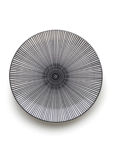 Brandt 24tlg. Tafelservice in Weiß/ Schwarz