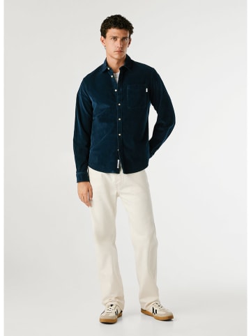 Pepe Jeans Corduroyblouse "Clayton" donkerblauw