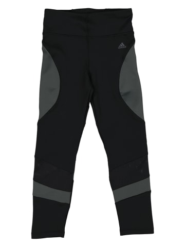 adidas Legginsy sportowe w kolorze czarnym
