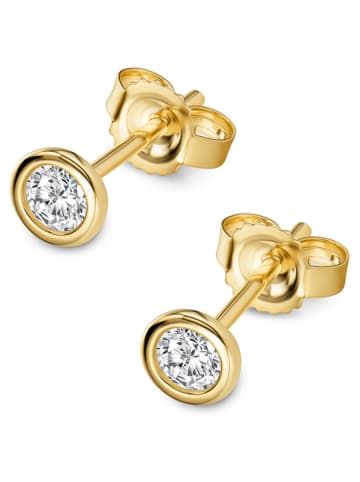 Revoni Gold-Ohrstecker mit Diamanten