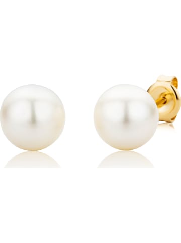 Revoni Gouden oorstekers met parels