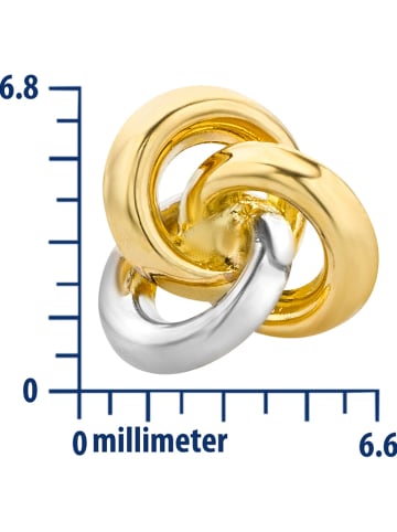 Revoni Witgouden/gouden oorstekers