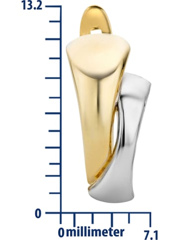 Diamant Exquis Gouden/witgouden oorringen