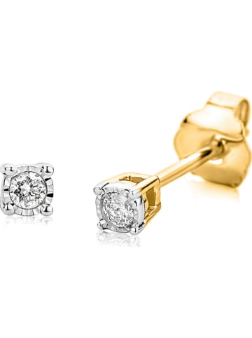 Revoni Gold-Ohrstecker mit Diamanten