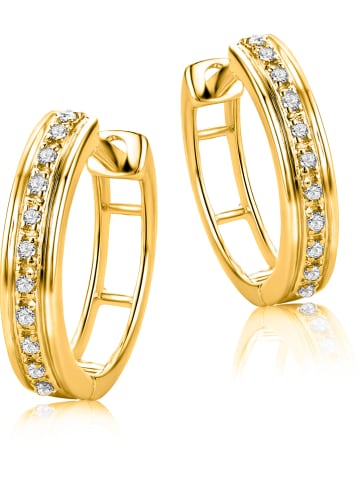 Revoni Gouden creolen met diamanten