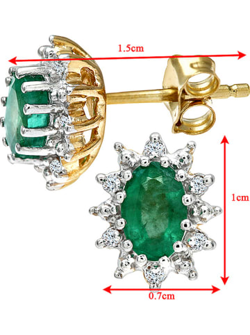 Revoni Gold-Ohrstecker mit Diamanten