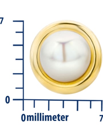 Revoni Gouden oorstekers met parels
