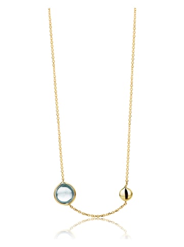 Diamant Exquis Gouden ketting met edelsteen - (L)44cm