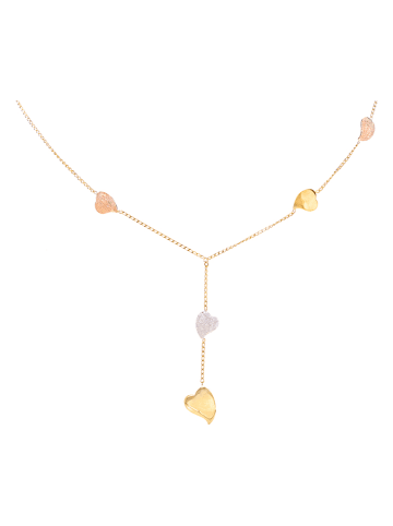 Diamant Exquis Gold-Halskette mit Schmuckelementen - (L)42 cm