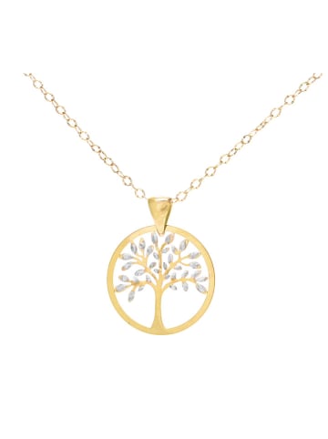 Diamant Exquis Gouden ketting met hanger - (L)45 cm