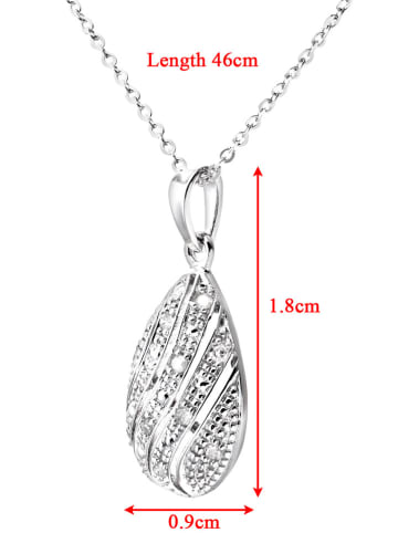 Revoni Witgouden ketting met hanger - (L)46 cm