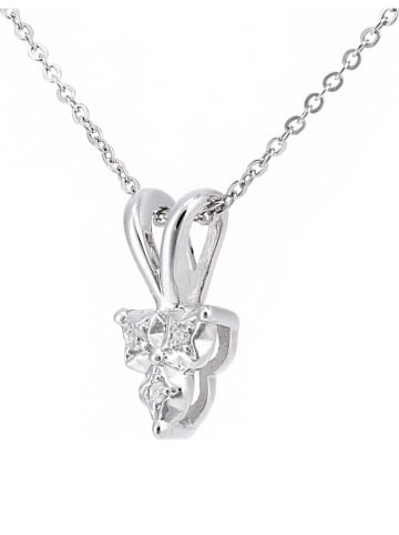 Diamant Exquis Witgouden ketting met diamanten