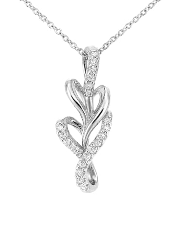 Revoni Weißgold-Halskette mit Diamanten - (L)46 cm