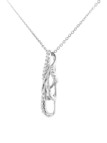 Revoni Witgouden ketting met diamanten - (L)46 cm