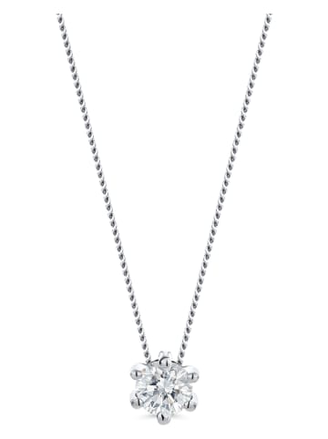Revoni Weißgold-Halskette mit Diamant - (L)45 cm