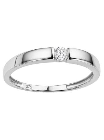 Revoni Witgouden ring met diamant