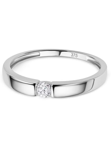 Revoni Witgouden ring met diamant