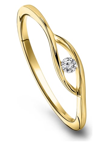 Diamant Exquis Gouden ring met diamant