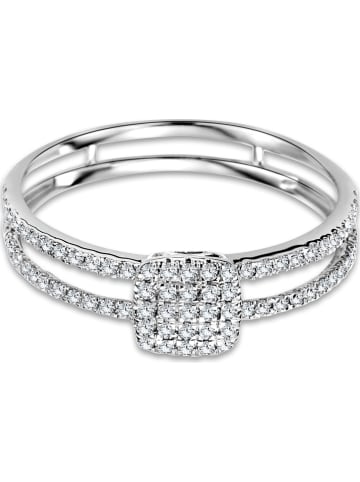 Revoni Witgouden ring met diamanten