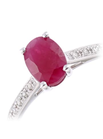 Revoni Witgouden ring met diamanten