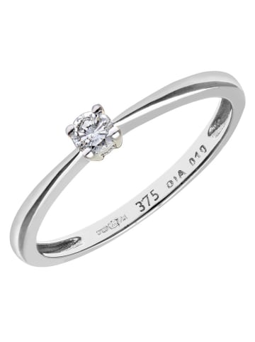 Revoni Witgouden ring met diamant