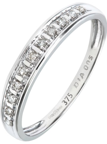 Revoni Witgouden ring met diamanten