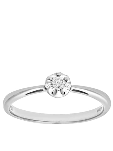 Revoni Witgouden ring met diamant