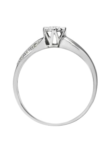 Revoni Witgouden ring met diamanten