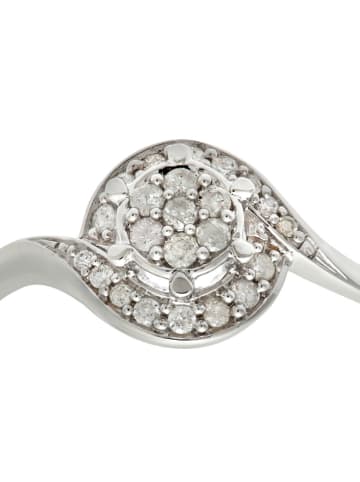 Revoni Witgouden ring met diamanten