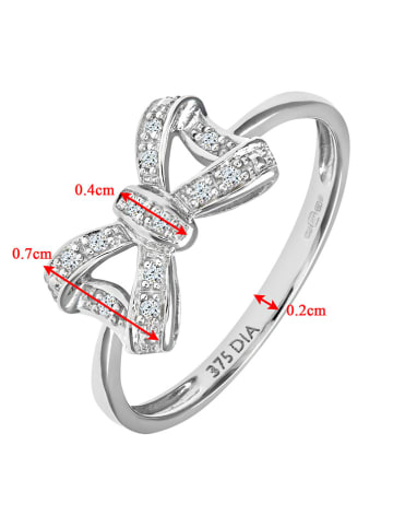 Revoni Witgouden ring met diamanten