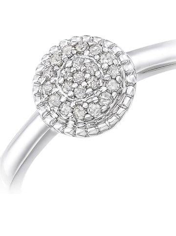 Rinani Witgouden ring met diamanten