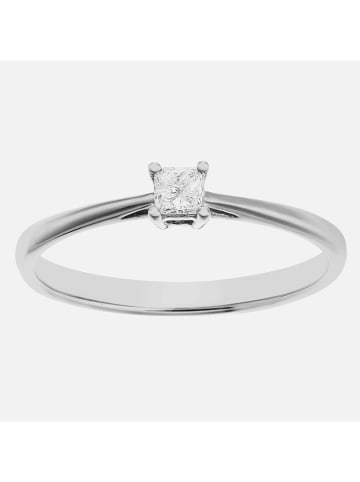Revoni Witgouden ring met diamant