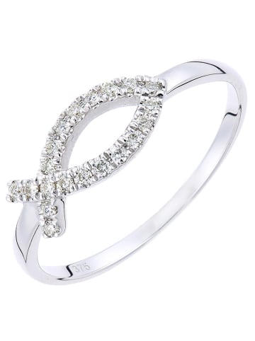 Revoni Witgouden ring met diamant