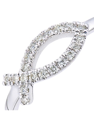 Revoni Witgouden ring met diamant