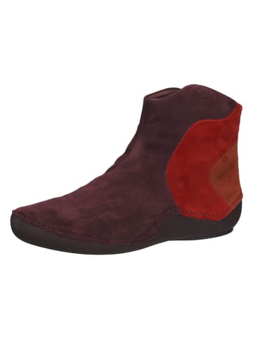 Think! Leren boots bordeaux/pruimkleurig