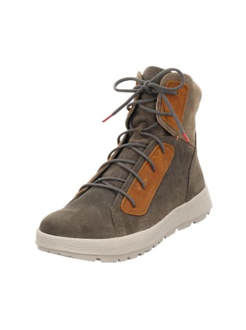 Think! Leren boots grijs/beige