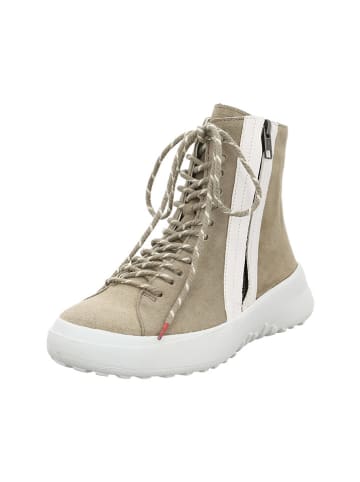 Think! Leren boots beige