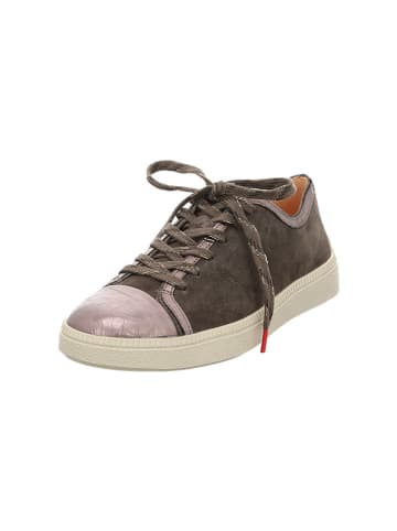 Think! Skórzane sneakersy w kolorze brązowym