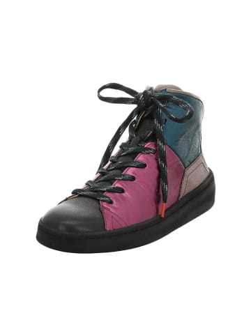 Think! Leren sneakers zwart/roze
