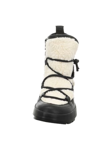 Think! Leren winterlaarzen wit/zwart