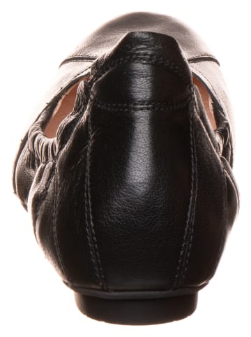 Think! Leren ballerina's zwart